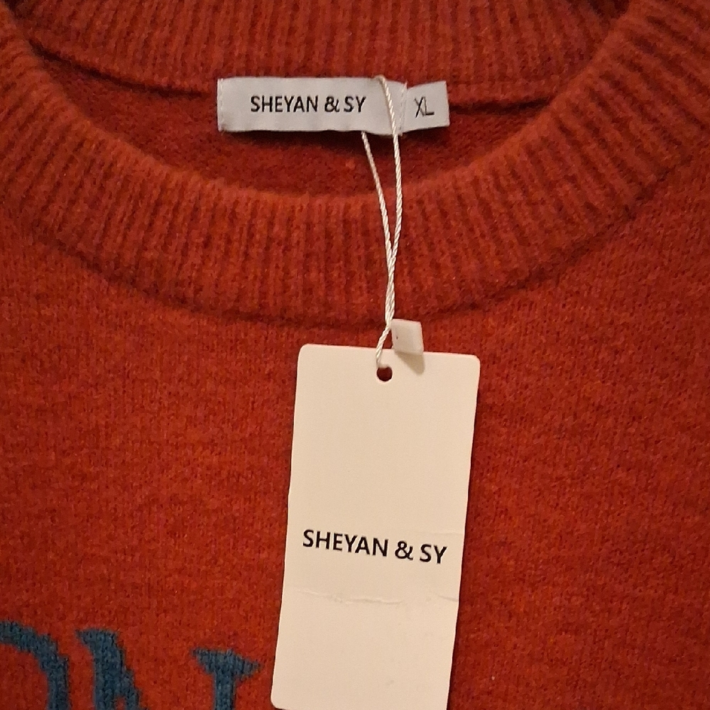 Sheyan & Sy Rust Sweater - Picture 3 of 4